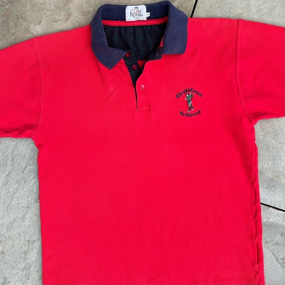 Vintage 90s St. Andrew’s Old Course Golf Polo Shirt - Picture 3 of 7
